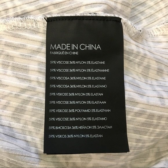 CLUB MONACO Asymmetrical Ribbed Pattern High Low Maxi Dress Women’s Size 10 - Picture 13 of 14